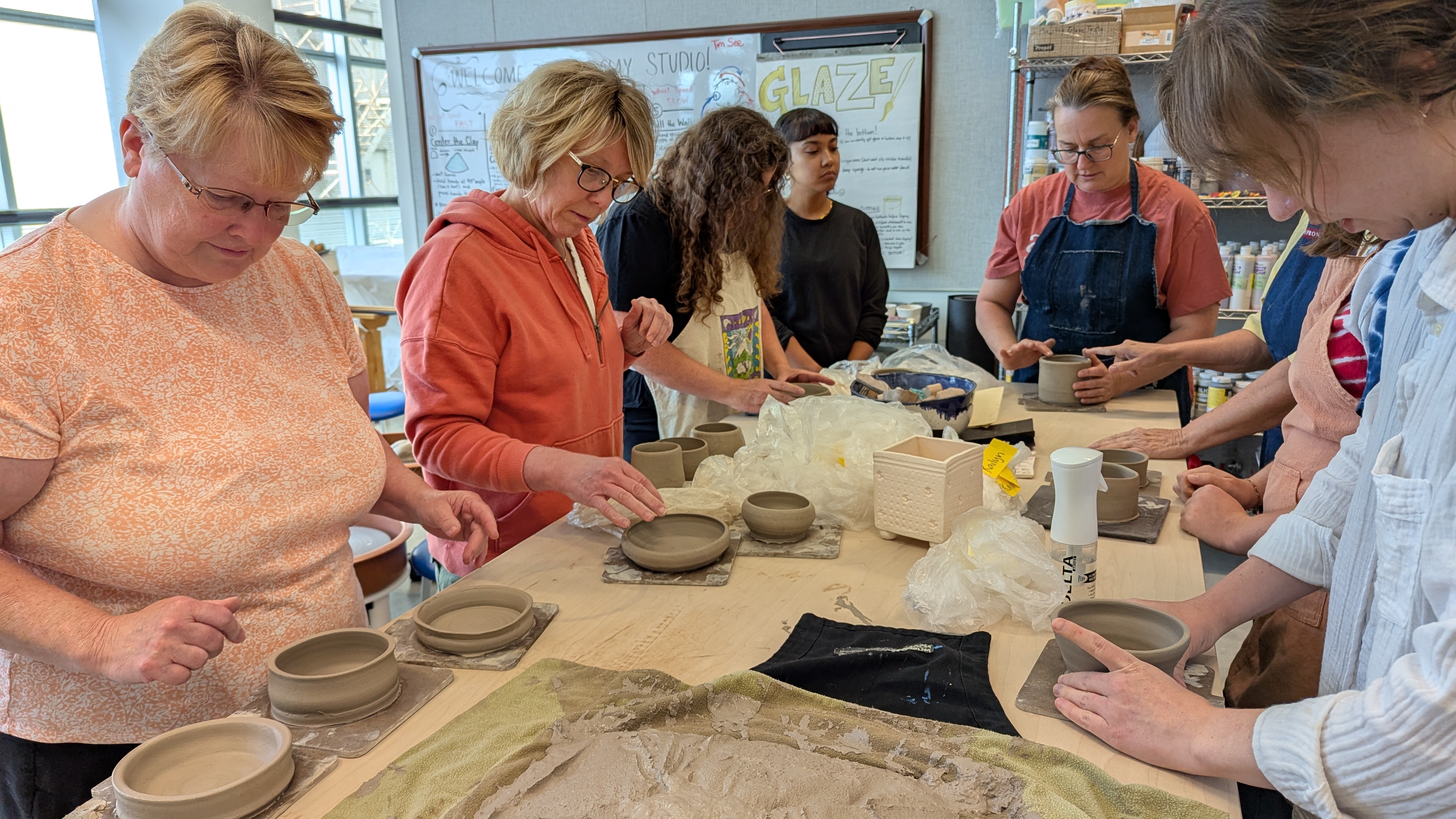 Clay building